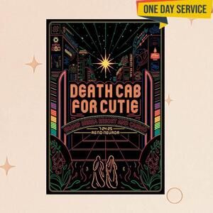 Death Cab For Cutie Jul 24 2025 Grand Sierra Resort And Casino Poster